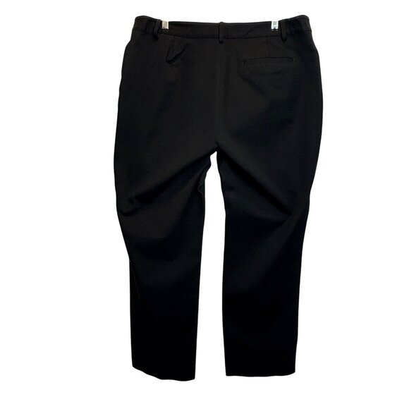 LRL Lauren Ralph Lauren Womens Black Stretch Straight  Pants Size 16W - Picture 4 of 6